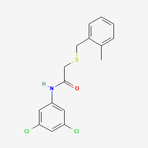 N-(3,5-dichlorophenyl)-2-[(2-methylbenzyl)thio]acetamide