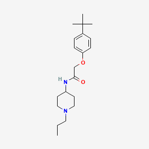 2-(4-tert-butylphenoxy)-N-(1-propyl-4-piperidinyl)acetamide