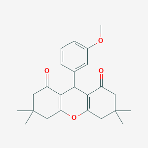 9-(3-methoxyphenyl)-3,3,6,6-tetramethyl-3,4,5,6,7,9-hexahydro-1H-xanthene-1,8(2H)-dione