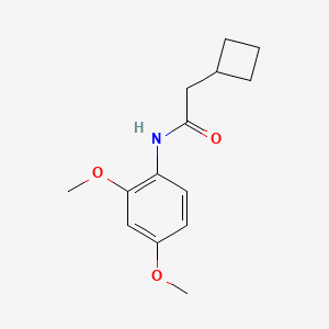 2-cyclobutyl-N-(2,4-dimethoxyphenyl)acetamide