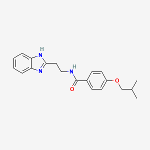 N-[2-(1H-benzimidazol-2-yl)ethyl]-4-isobutoxybenzamide