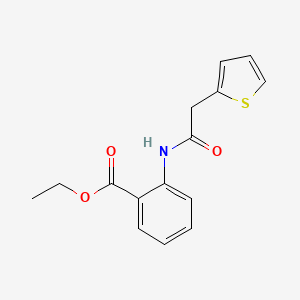 ethyl 2-[(2-thienylacetyl)amino]benzoate