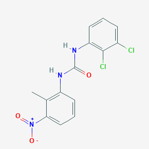 molecular formula C14H11Cl2N3O3 B5828640 N-(2,3-dichlorophenyl)-N'-(2-methyl-3-nitrophenyl)urea 