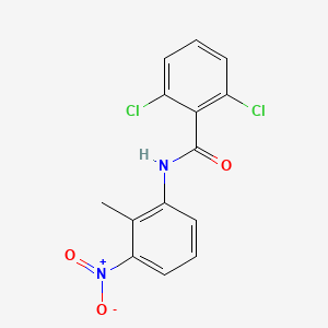 2,6-dichloro-N-(2-methyl-3-nitrophenyl)benzamide