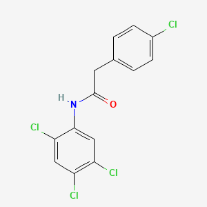 2-(4-chlorophenyl)-N-(2,4,5-trichlorophenyl)acetamide