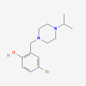 4-bromo-2-[(4-isopropyl-1-piperazinyl)methyl]phenol