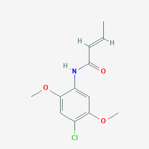 molecular formula C12H14ClNO3 B5828720 N-(4-chloro-2,5-dimethoxyphenyl)-2-butenamide 