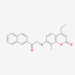 4-ethyl-8-methyl-7-[2-(naphthalen-2-yl)-2-oxoethoxy]-2H-chromen-2-one