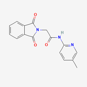 2-(1,3-dioxo-1,3-dihydro-2H-isoindol-2-yl)-N-(5-methyl-2-pyridinyl)acetamide