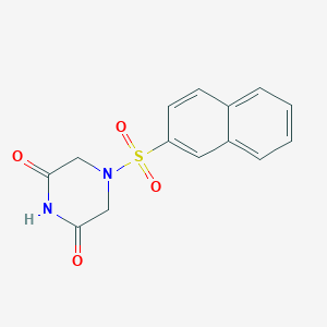 4-(2-naphthylsulfonyl)-2,6-piperazinedione