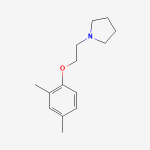 1-[2-(2,4-dimethylphenoxy)ethyl]pyrrolidine