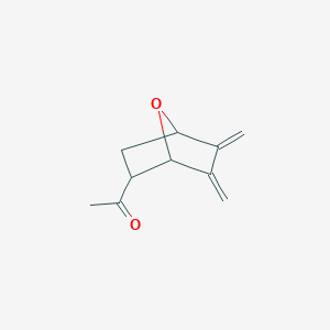 molecular formula C10H12O2 B582879 Ethanone, 1-[5,6-bis(methylene)-7-oxabicyclo[2.2.1]hept-2-YL]-, exo-(9CI) CAS No. 155004-13-0