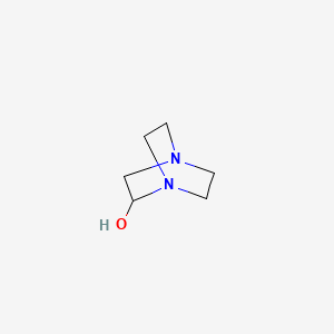 molecular formula C6H12N2O B582882 1,4-Diazabicyclo[2.2.2]octan-2-OL CAS No. 146562-84-7