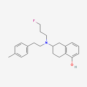 molecular formula C22H28FNO B582887 Fmepeaht CAS No. 147703-10-4