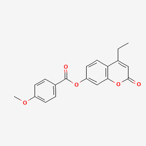 4-ethyl-2-oxo-2H-chromen-7-yl 4-methoxybenzoate