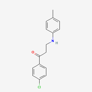 1-(4-chlorophenyl)-3-[(4-methylphenyl)amino]-1-propanone