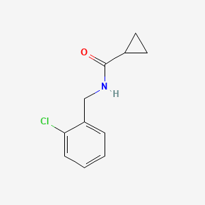 N-(2-chlorobenzyl)cyclopropanecarboxamide