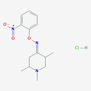 1,2,5-trimethyl-4-piperidinone O-(2-nitrophenyl)oxime hydrochloride