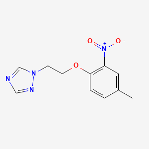 1-[2-(4-methyl-2-nitrophenoxy)ethyl]-1H-1,2,4-triazole