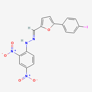 5-(4-iodophenyl)-2-furaldehyde (2,4-dinitrophenyl)hydrazone