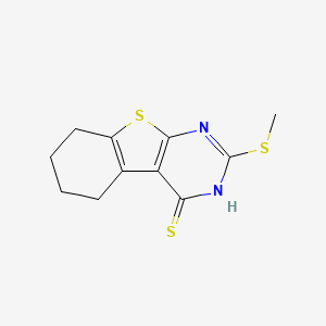 2-(methylthio)-5,6,7,8-tetrahydro[1]benzothieno[2,3-d]pyrimidine-4(3H)-thione