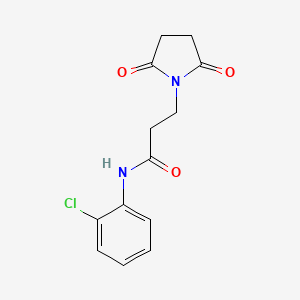 N-(2-chlorophenyl)-3-(2,5-dioxo-1-pyrrolidinyl)propanamide