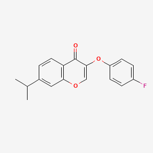 3-(4-fluorophenoxy)-7-isopropyl-4H-chromen-4-one