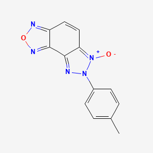 7-(4-methylphenyl)-7H-[1,2,3]triazolo[4,5-e][2,1,3]benzoxadiazole 6-oxide