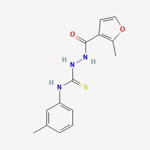 2-(2-methyl-3-furoyl)-N-(3-methylphenyl)hydrazinecarbothioamide