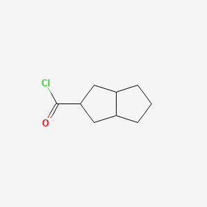 B582908 Octahydropentalene-2-carbonyl chloride CAS No. 150435-90-8