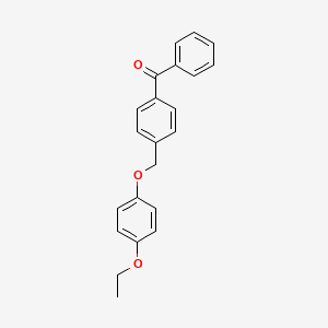 {4-[(4-ethoxyphenoxy)methyl]phenyl}(phenyl)methanone