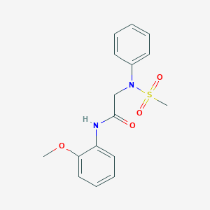 N~1~-(2-methoxyphenyl)-N~2~-(methylsulfonyl)-N~2~-phenylglycinamide