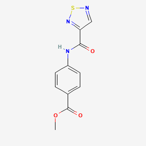 Methyl 4-(1,2,5-thiadiazole-3-carbonylamino)benzoate