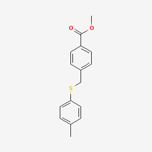 methyl 4-{[(4-methylphenyl)thio]methyl}benzoate