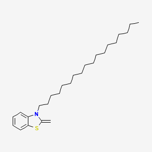 B582921 2-Methylene-3-octadecyl-2,3-dihydro-1,3-benzothiazole CAS No. 154115-18-1