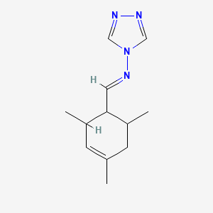 N-[(2,4,6-trimethyl-3-cyclohexen-1-yl)methylene]-4H-1,2,4-triazol-4-amine