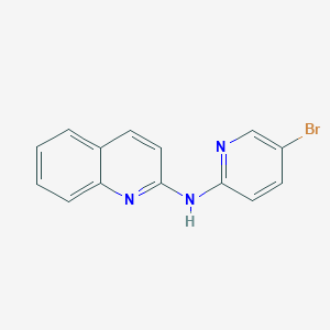 N-(5-bromo-2-pyridinyl)-2-quinolinamine