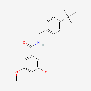 molecular formula C20H25NO3 B5829417 N-(4-tert-butylbenzyl)-3,5-dimethoxybenzamide 