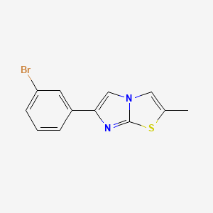 6-(3-bromophenyl)-2-methylimidazo[2,1-b][1,3]thiazole