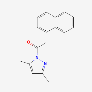 molecular formula C17H16N2O B5829484 3,5-dimethyl-1-(1-naphthylacetyl)-1H-pyrazole CAS No. 28077-35-2