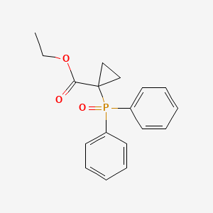 molecular formula C18H19O3P B5829509 ethyl 1-(diphenylphosphoryl)cyclopropanecarboxylate 