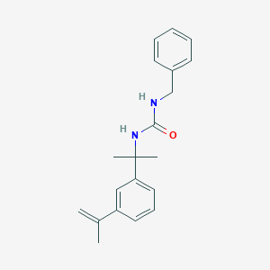 molecular formula C20H24N2O B5829527 N-benzyl-N'-[1-(3-isopropenylphenyl)-1-methylethyl]urea 