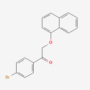 molecular formula C18H13BrO2 B5829529 1-(4-bromophenyl)-2-(1-naphthyloxy)ethanone 