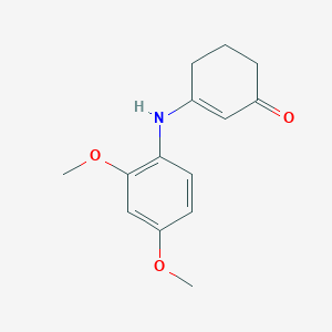 molecular formula C14H17NO3 B5829549 3-[(2,4-dimethoxyphenyl)amino]-2-cyclohexen-1-one 