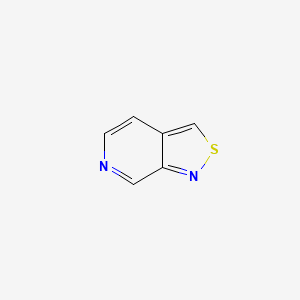 molecular formula C6H4N2S B582956 [1,2]Thiazolo[3,4-c]pyridine CAS No. 151063-43-3