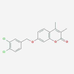 7-[(3,4-dichlorobenzyl)oxy]-3,4-dimethyl-2H-chromen-2-one