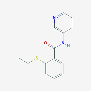 2-(ethylthio)-N-3-pyridinylbenzamide