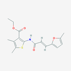 ethyl 4,5-dimethyl-2-{[3-(5-methyl-2-furyl)acryloyl]amino}-3-thiophenecarboxylate