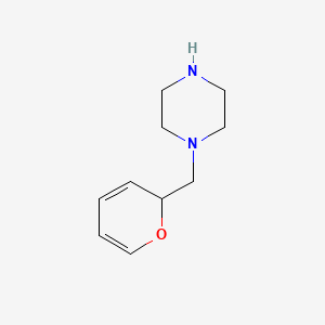 1-(2H-Pyran-2-ylmethyl)piperazine
