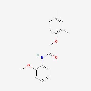 molecular formula C17H19NO3 B5829699 2-(2,4-dimethylphenoxy)-N-(2-methoxyphenyl)acetamide 